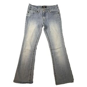 Angels Women's 9 (29.5x31) Blue Bootcut Jeans Stretch Y2K SEE DESCRIPTION